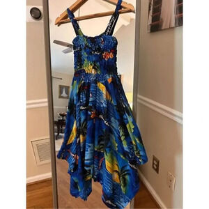 Rima‎ Island Hawaii Asymmetrical High Low Beach/Summer Coverup/Dress